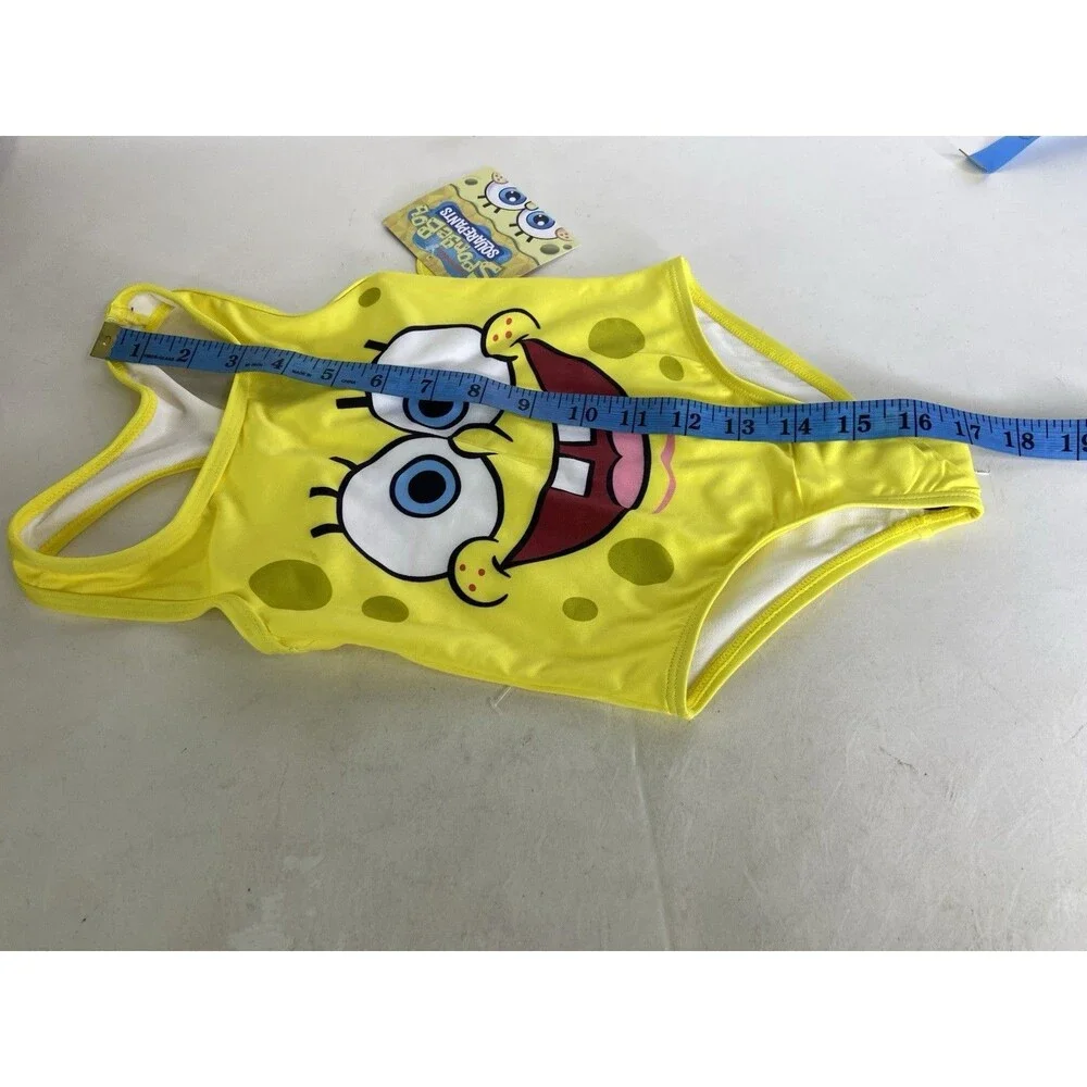 SpongeBob SquarePants One Piece Swim Swimsuit Swimwear Toddler Girls Size 3T